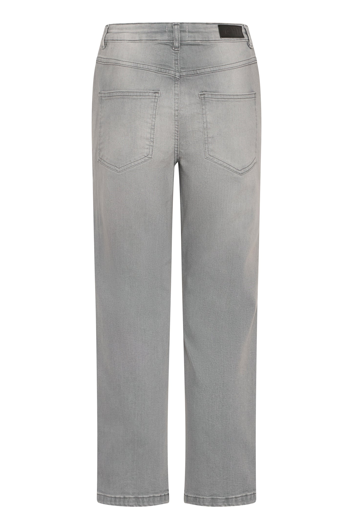 ICHI TWIGGY RAVEN CROPPED LIGHT GREY WASH 20110967