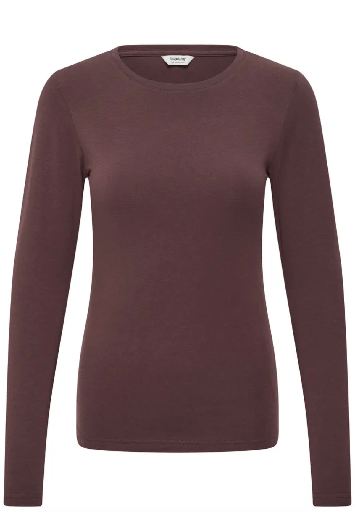 B YOUNG PAMILA LS T-SHIRT - FUDGE