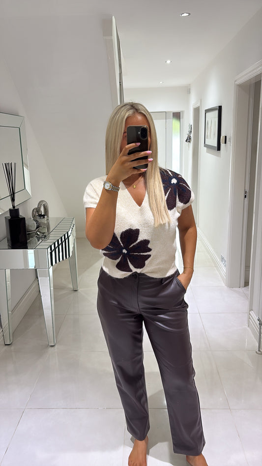 B YOUNG DAJA PANTS - JAVA BROWN