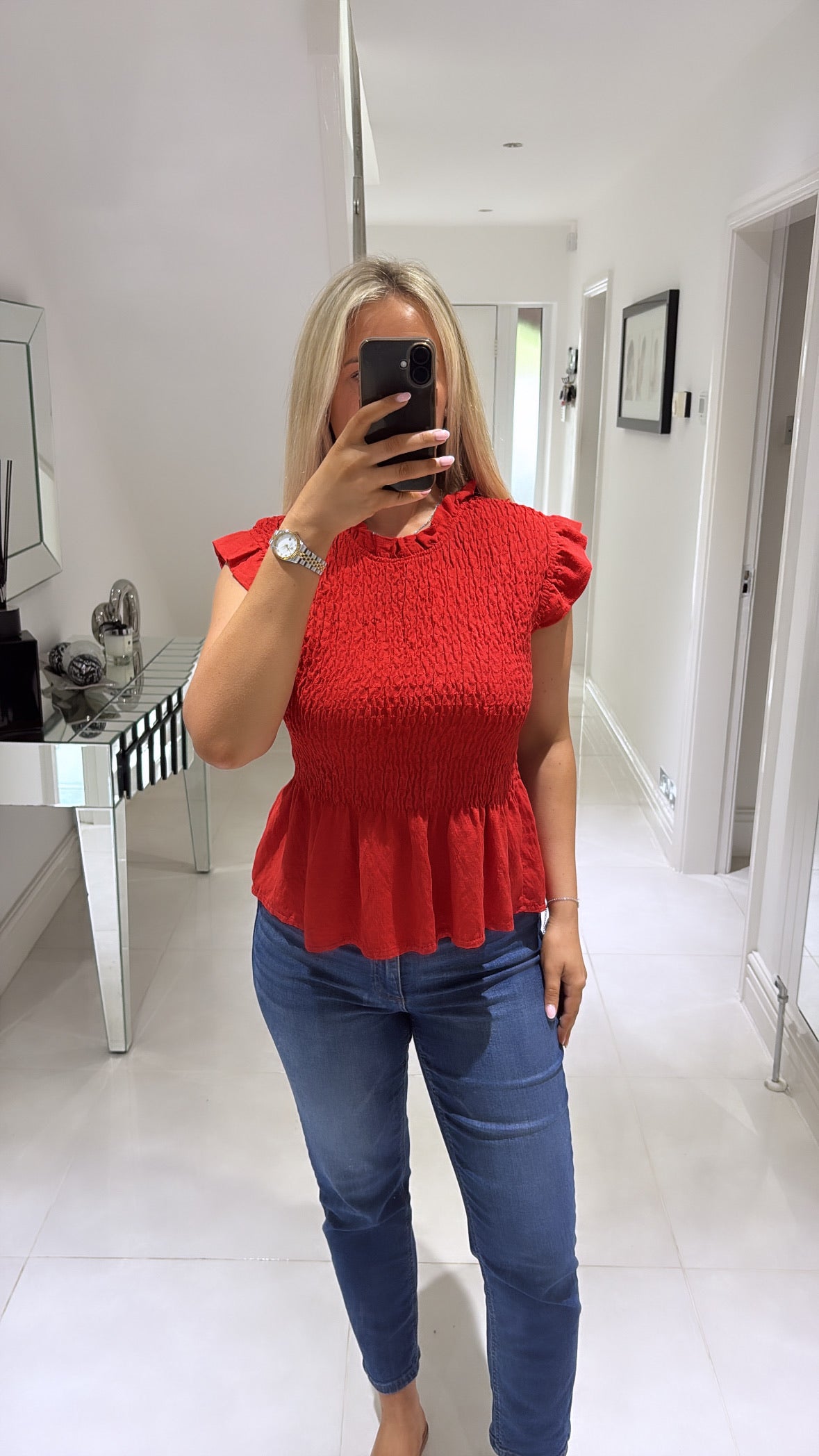 PEPLUM TOP ONE SIZE 8-16