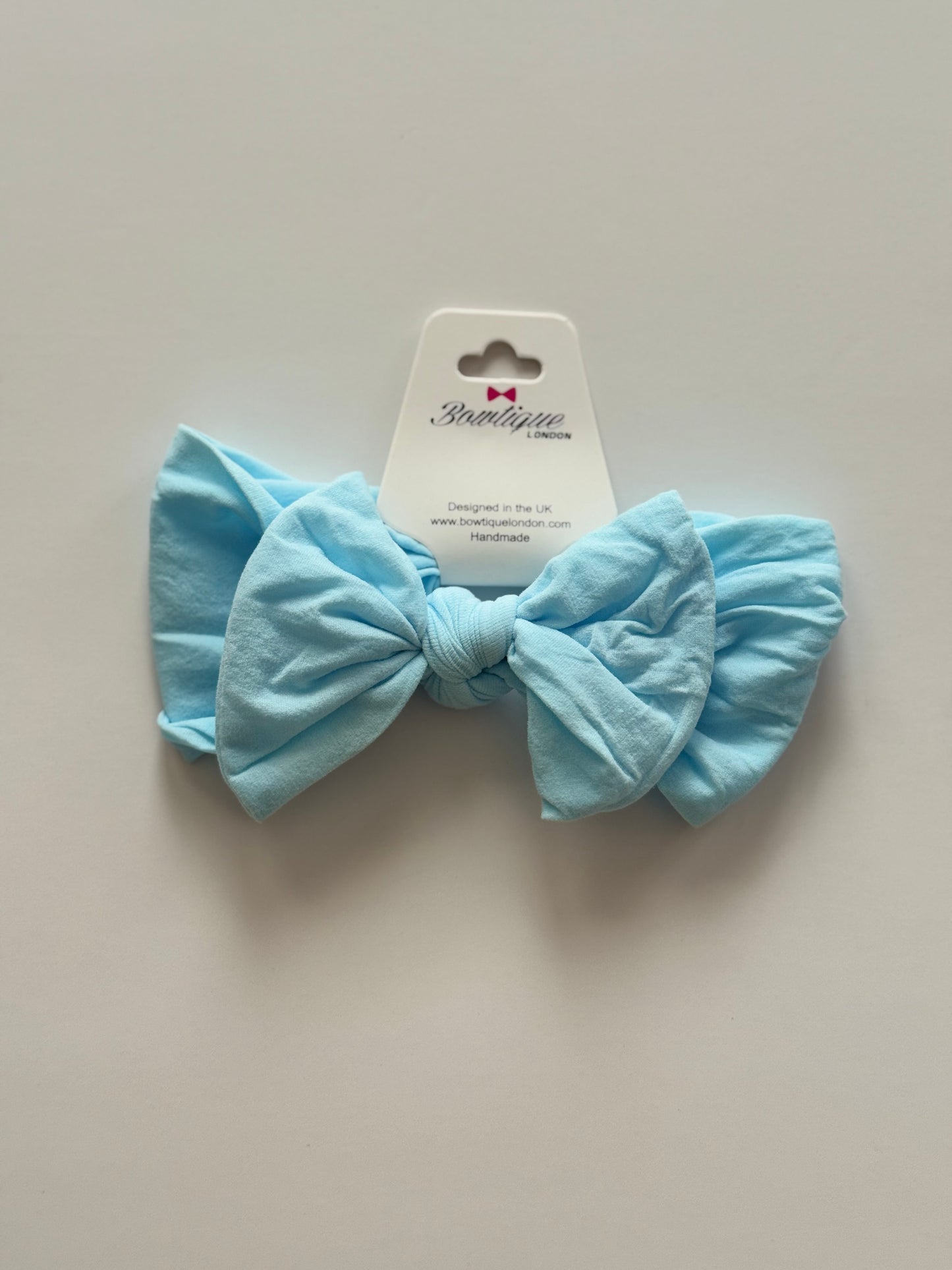 Wide bow headband