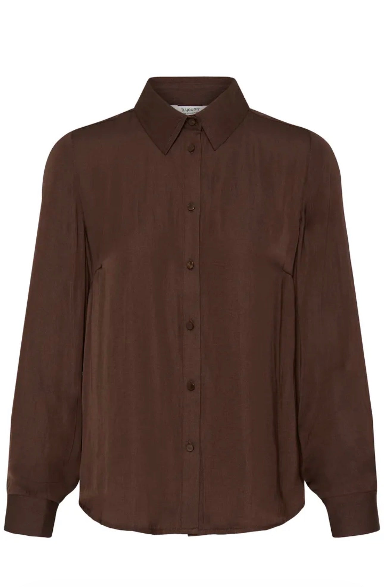 B YOUNG IVAL SHIRT - JAVA BROWN