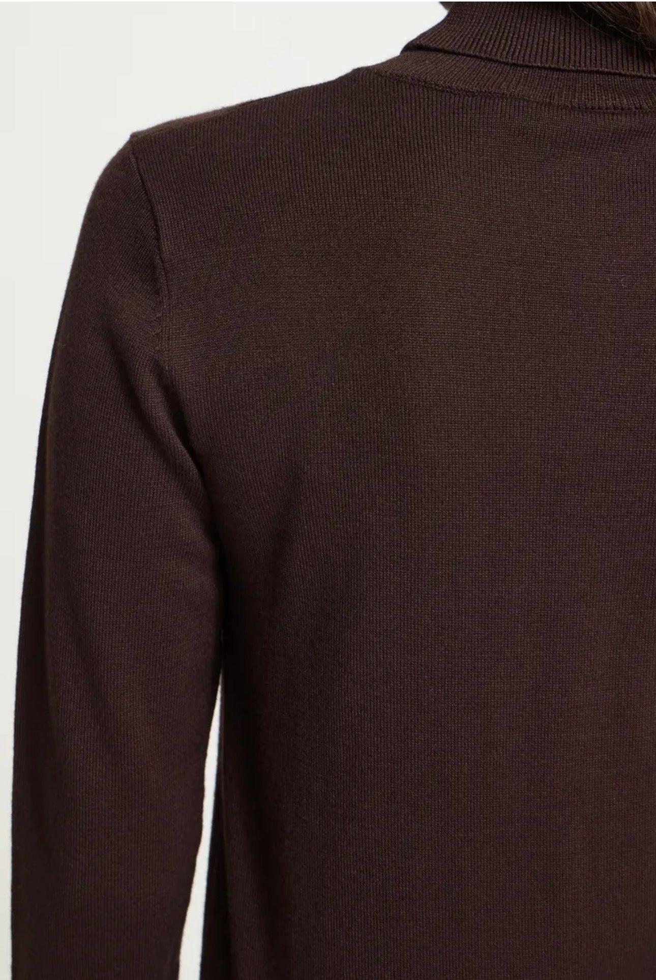 ICHI LULS ROLLNECK LS - CHOCOLATE TORTE