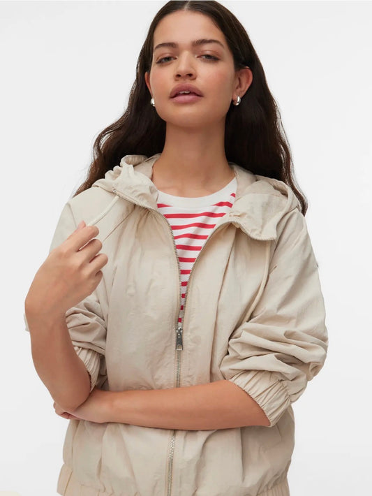 VERO MODA MARIE SHORT JACKET - OATMEAL