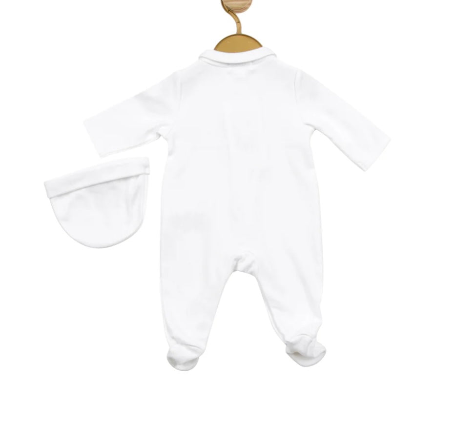 Mintini Premature Baby All In One White MB5132