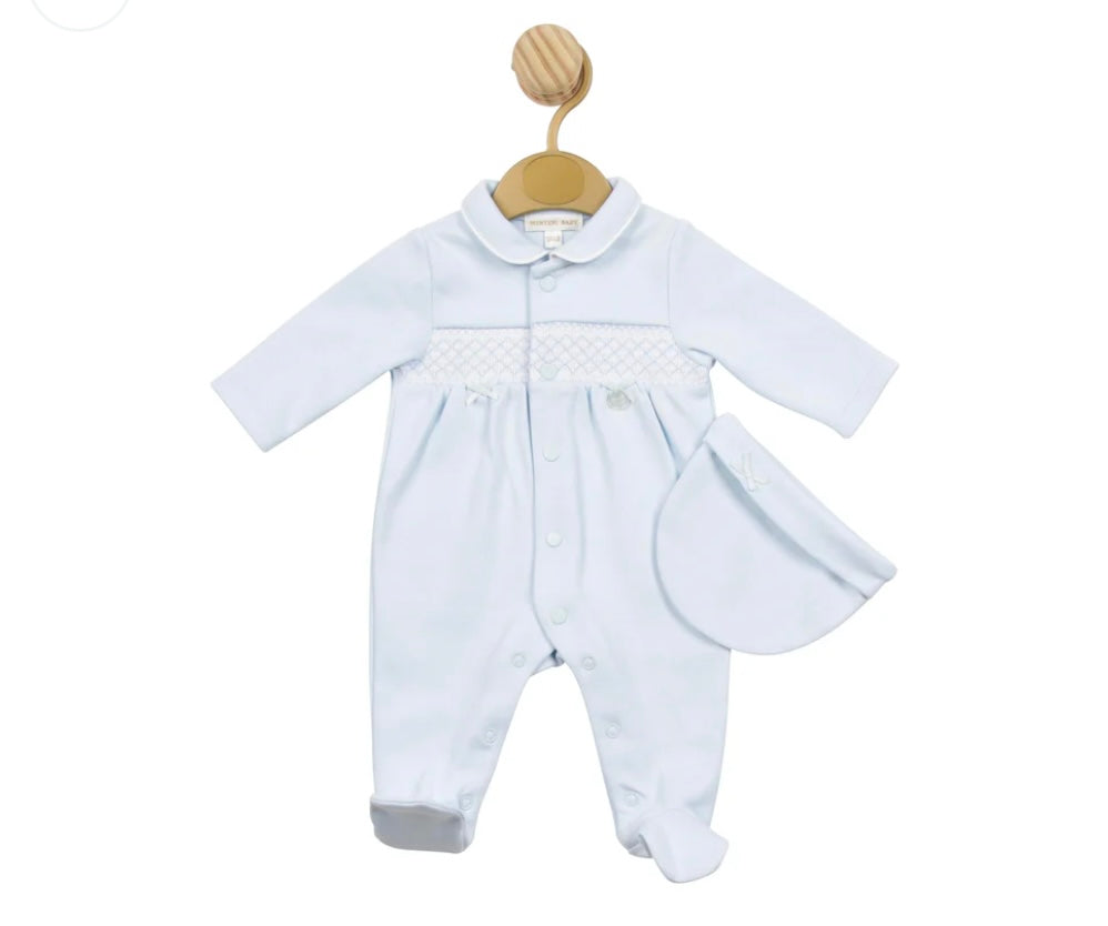 Mintini Premature Baby All in One Blue MB5147