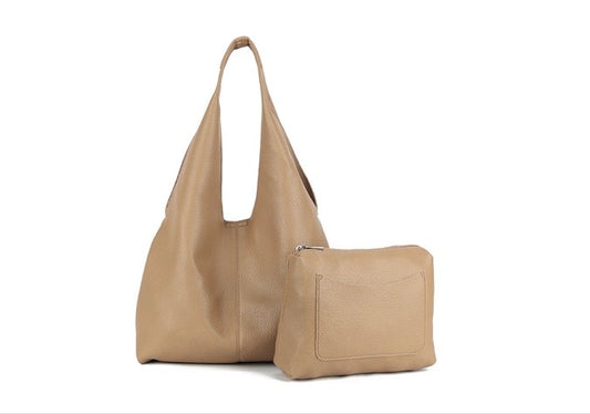 2 PIECE SHOULDER BAG SET - 5 COLOUR CHOICES