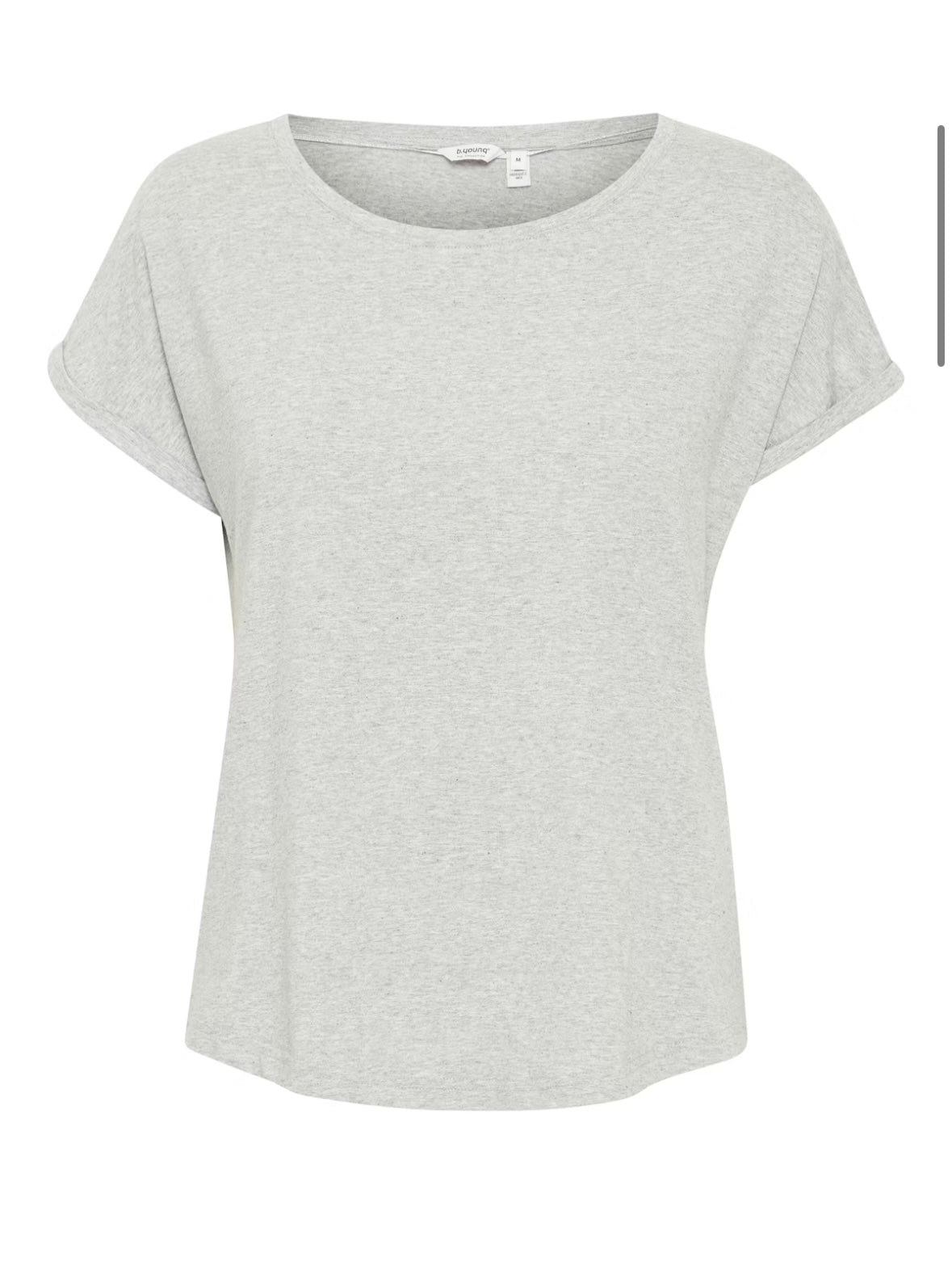 B YOUNG Pamila T Shirt Light Grey 20804205