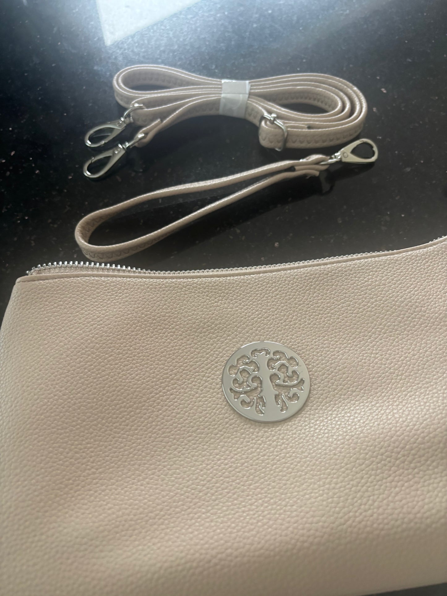 Janet Crossbody/Clutch Bag Beige