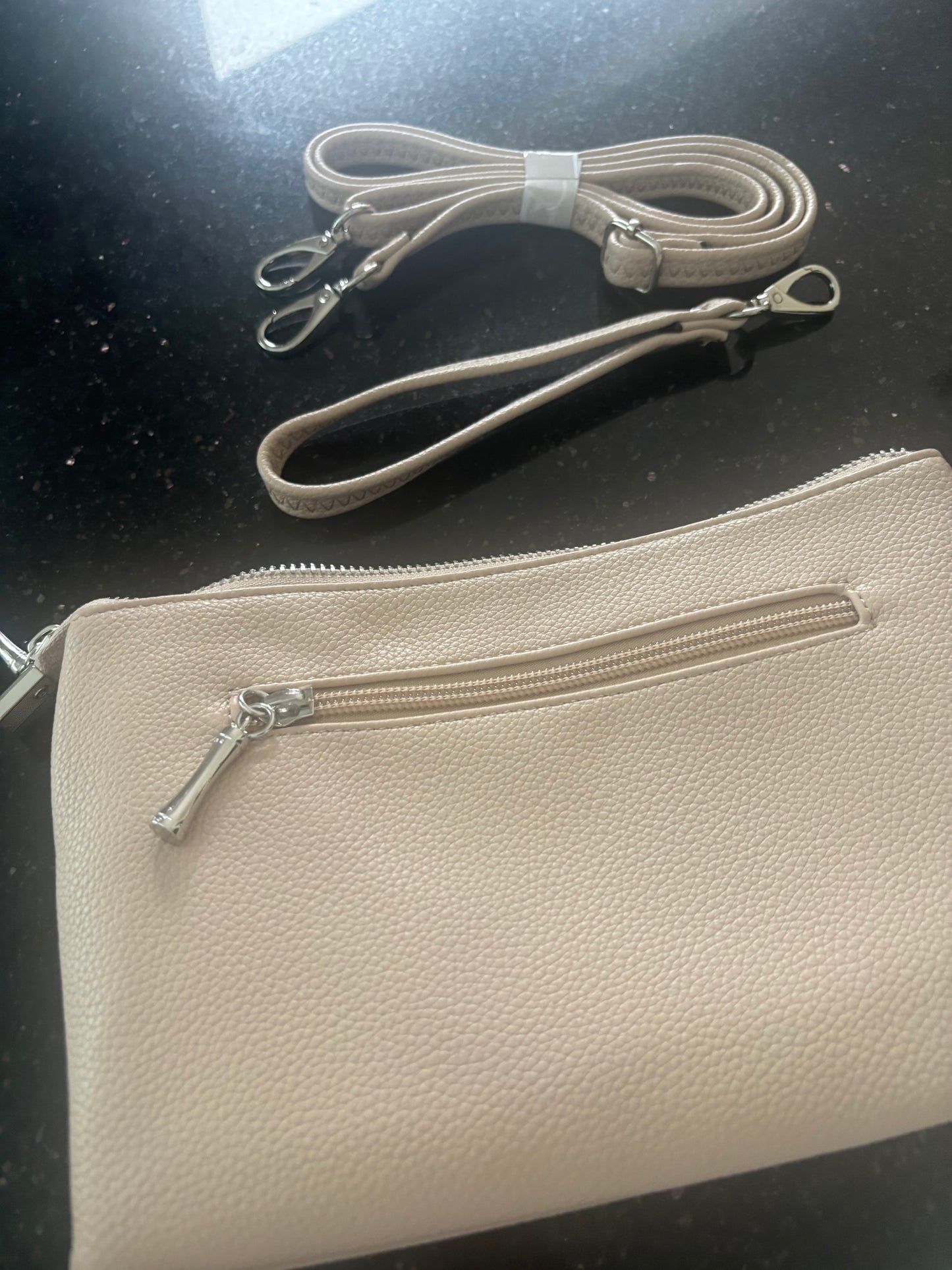 Janet Crossbody/Clutch Bag Beige