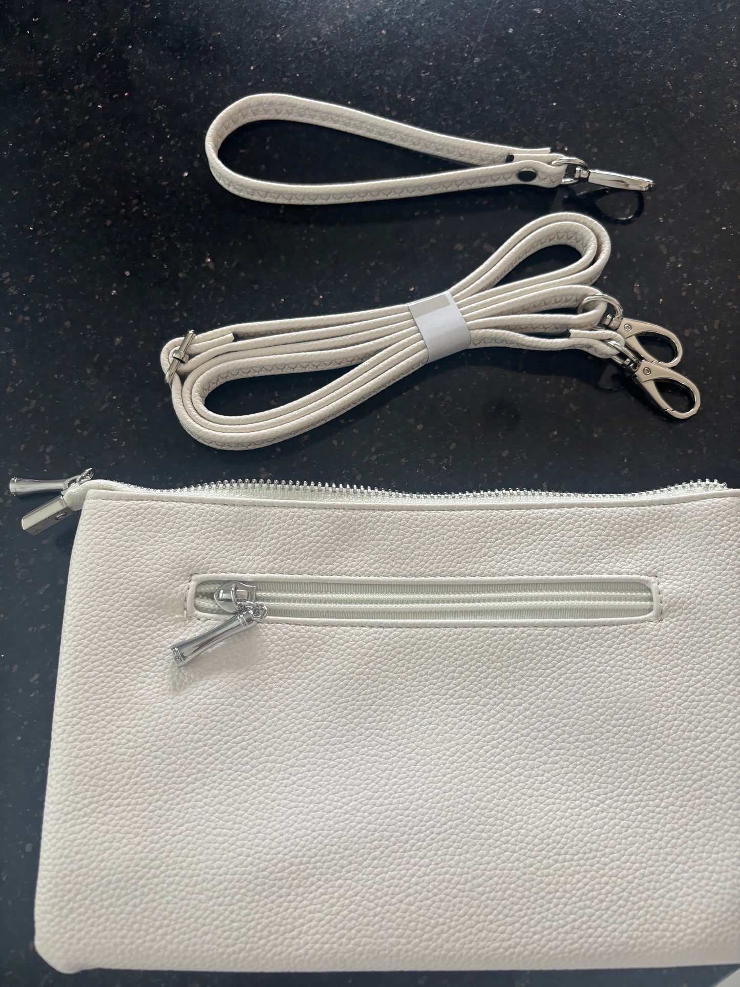 Janet Cross Body /Clutch Bag White
