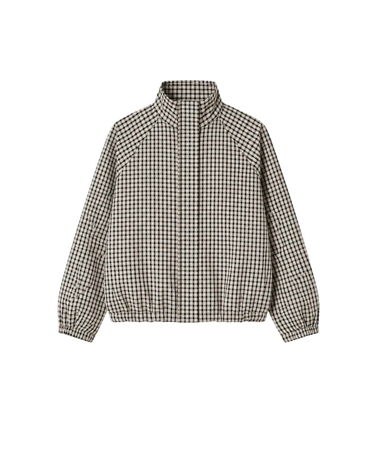 VERO MODA KAYLA HIGH NECK JACKET - BIRCH / OBSIDIAN
