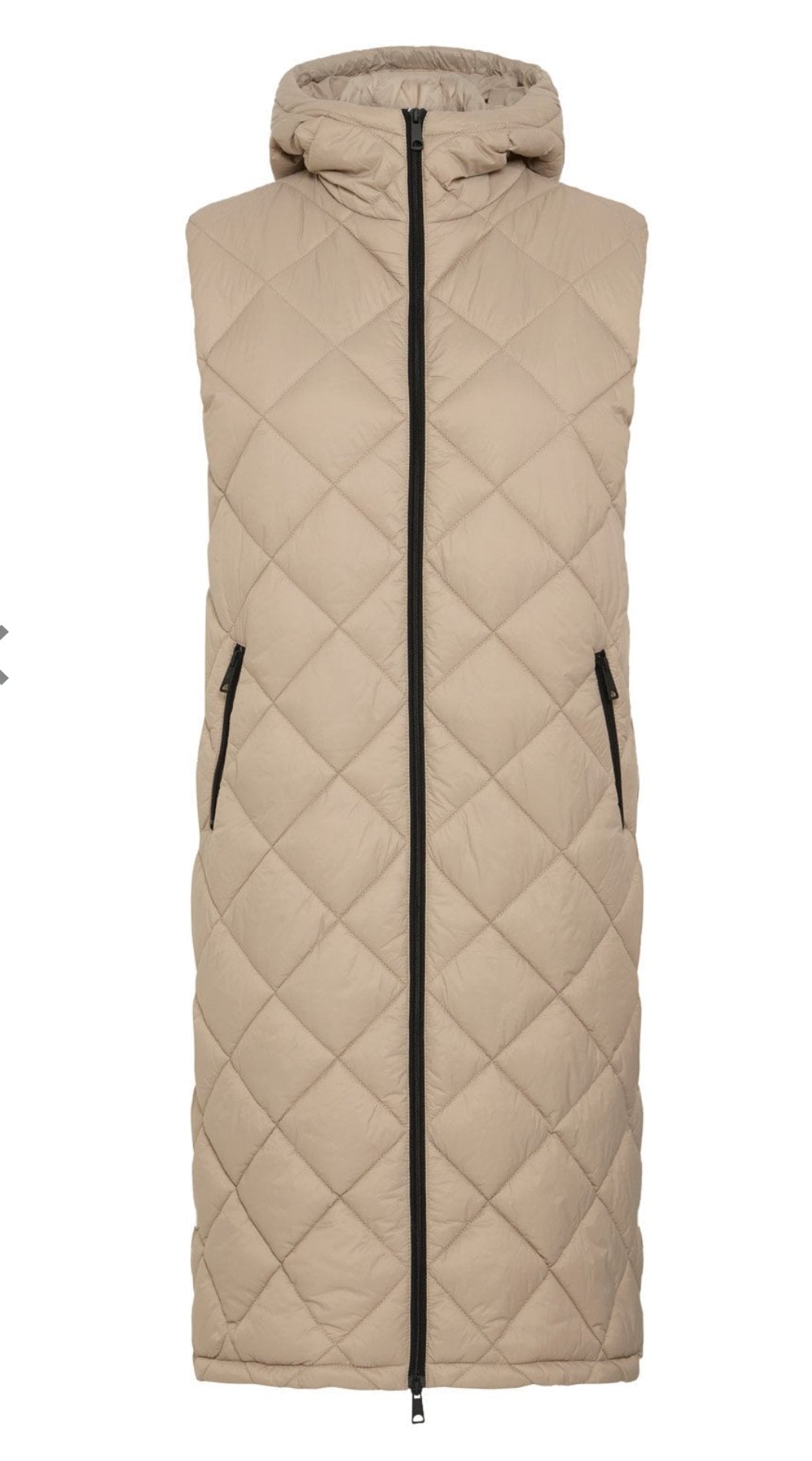 B YOUNG BERTA LONG WAISTCOAT STRING 20816942 WOMENSWEAR