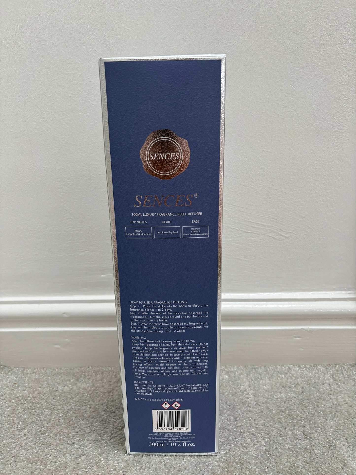 SENCES 300ML Fragrance Reed Diffuser Invictus