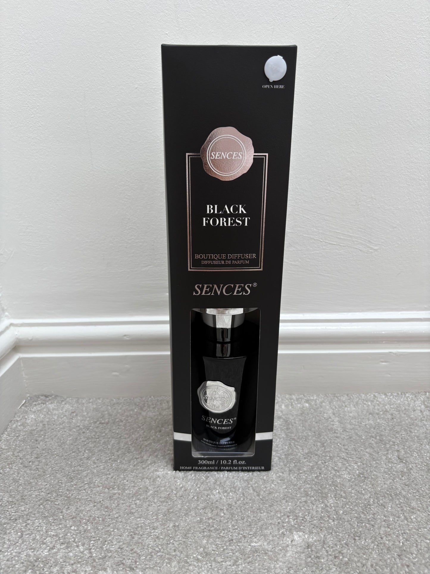 SENCES 300ML Fragrance Reed Diffuser Black Forest