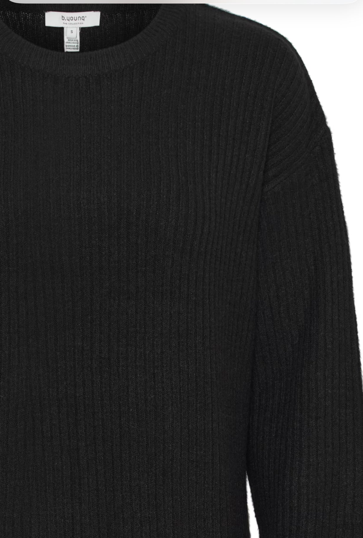 B YOUNG ONEMA JUMPER DRESS TRUE BLACK 20813901