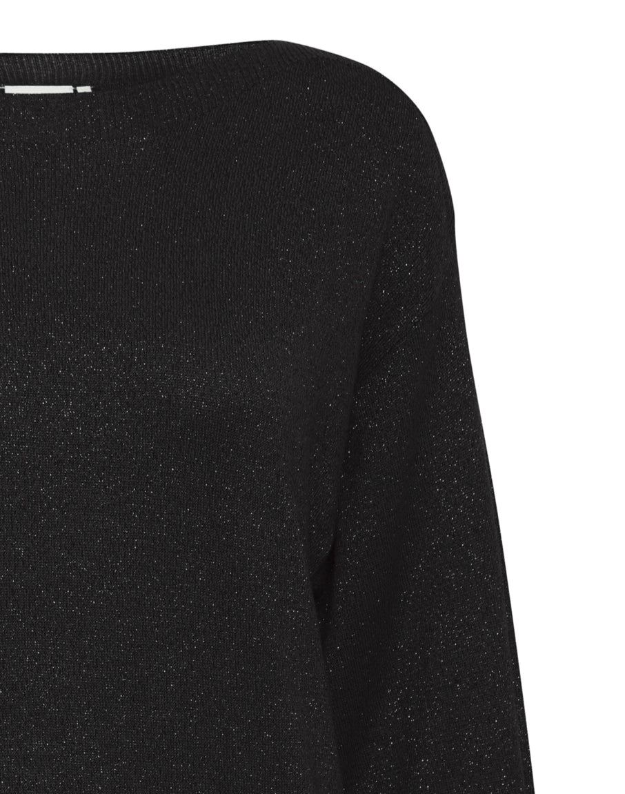 ICHI MOPAZ LS BLACK SPARKLE JUMPER 20110711