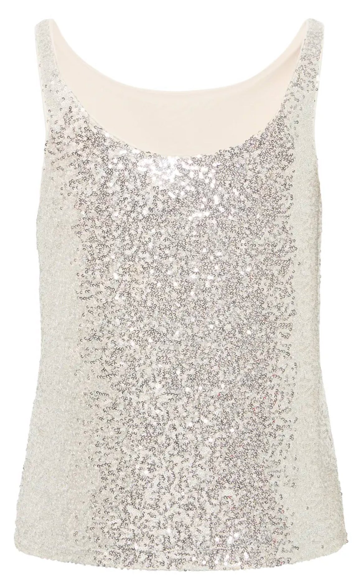 ICHI FAUCA SPARKLE TOP FROSTED ALMOND 20124848