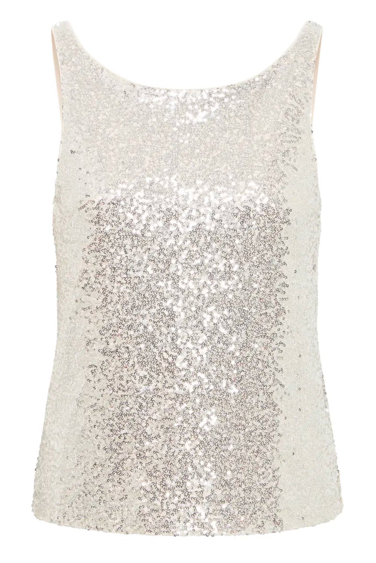 ICHI FAUCA SPARKLE TOP FROSTED ALMOND 20124848