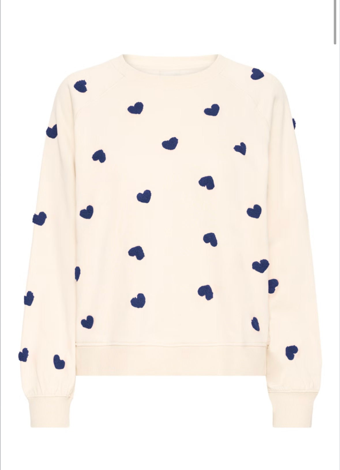 ICHI KASURA PATRIOT BLUE HEART SWEATSHIRT 20124128