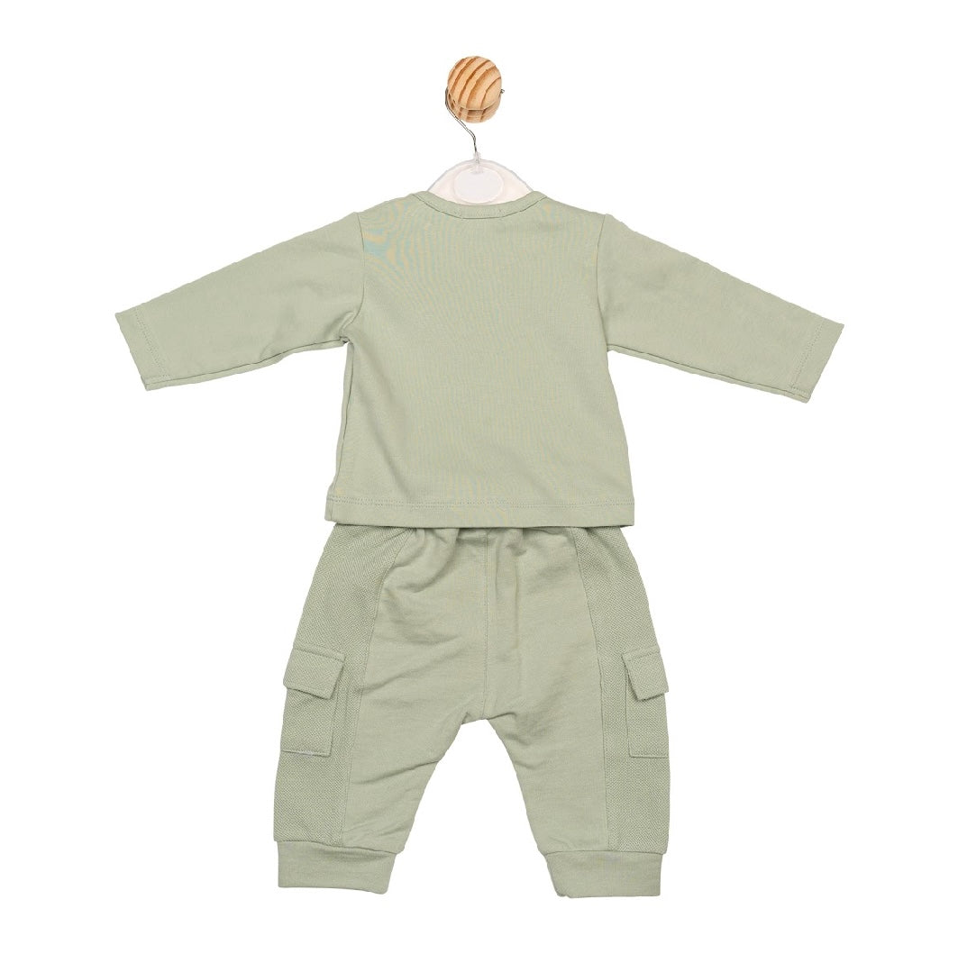 MINTINI TOP & TROUSERS SAGE MB6607/MB6607A