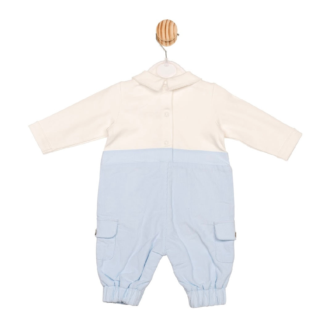 Mintini Romper Ivory/Blue MB6612