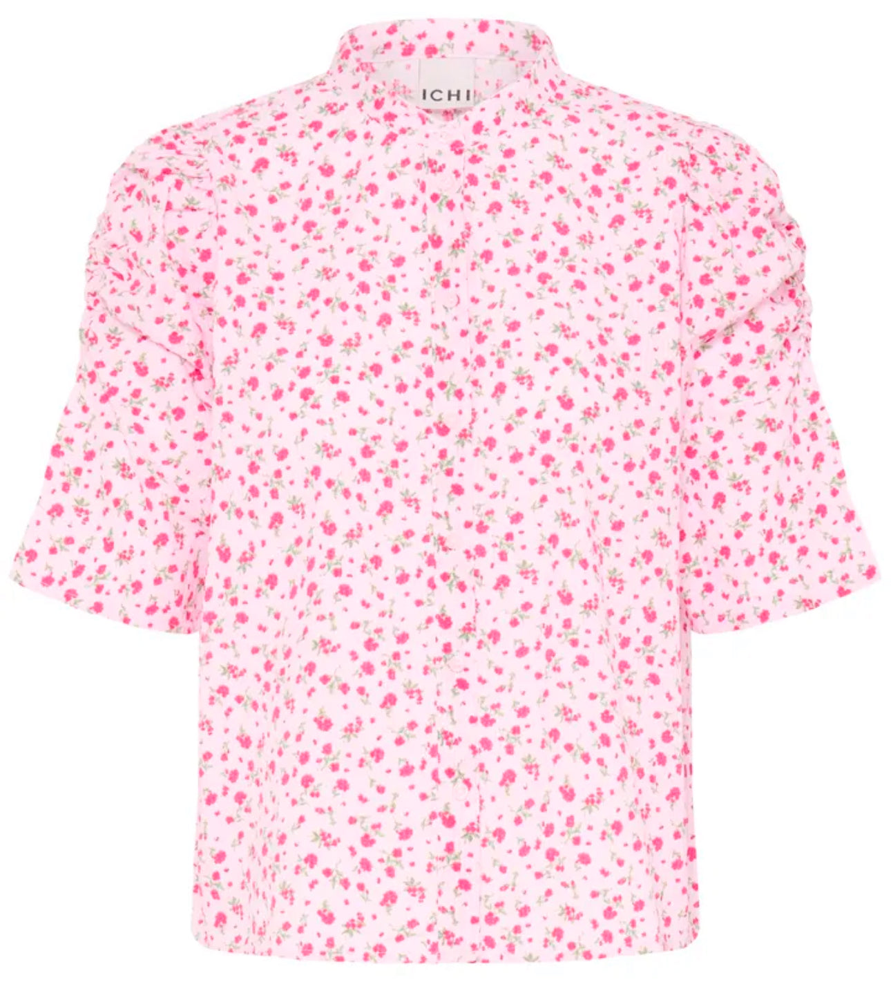 ICHI QWIN BLOUSE 20123471 LIGHT PINK/AZALEA FLOWER