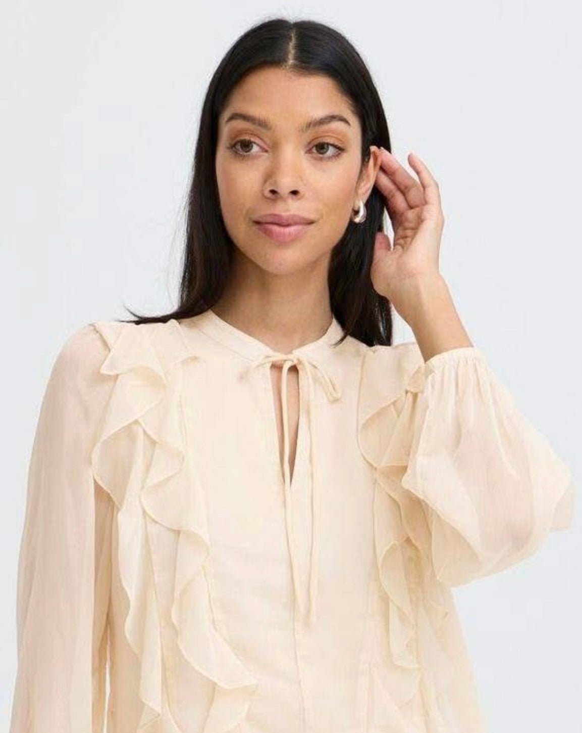 B YOUNG Gijo Frill Blouse 20818322