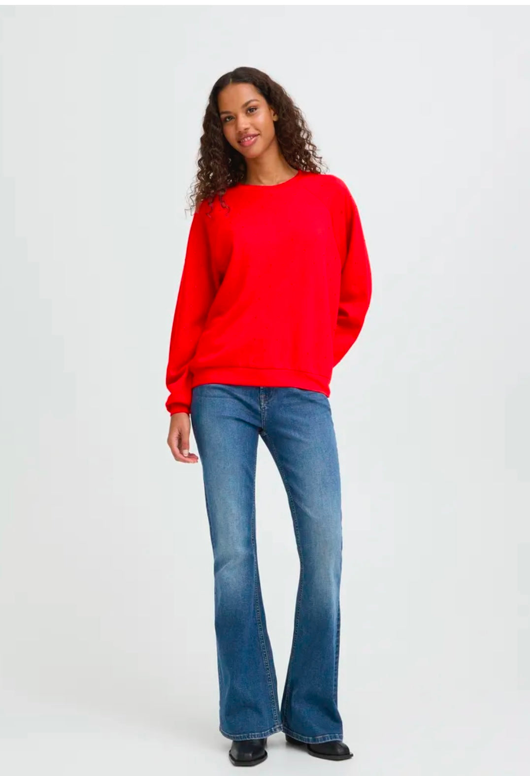 ICHI AMIAS LS JUMPER RACING RED 20124881