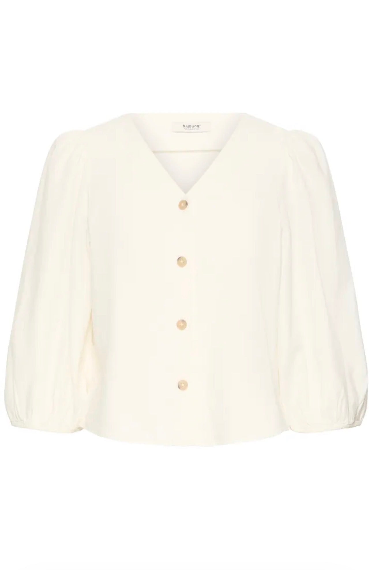 B YOUNG FALAKKA PUFF SHIRT 20818822 MARSHMALLOW