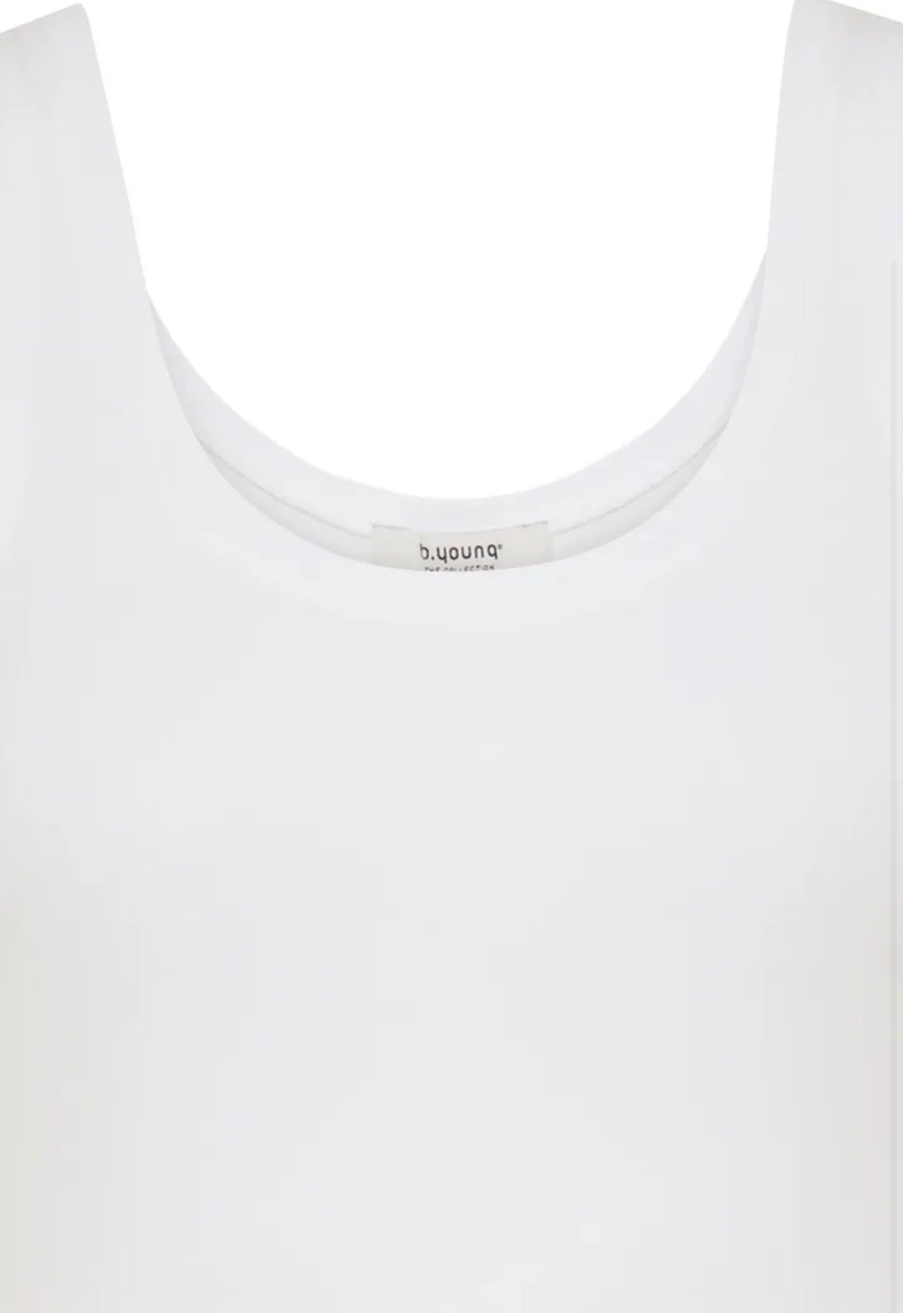 B YOUNG PAMILA VEST TOP 20801991 OPTICAL WHITE
