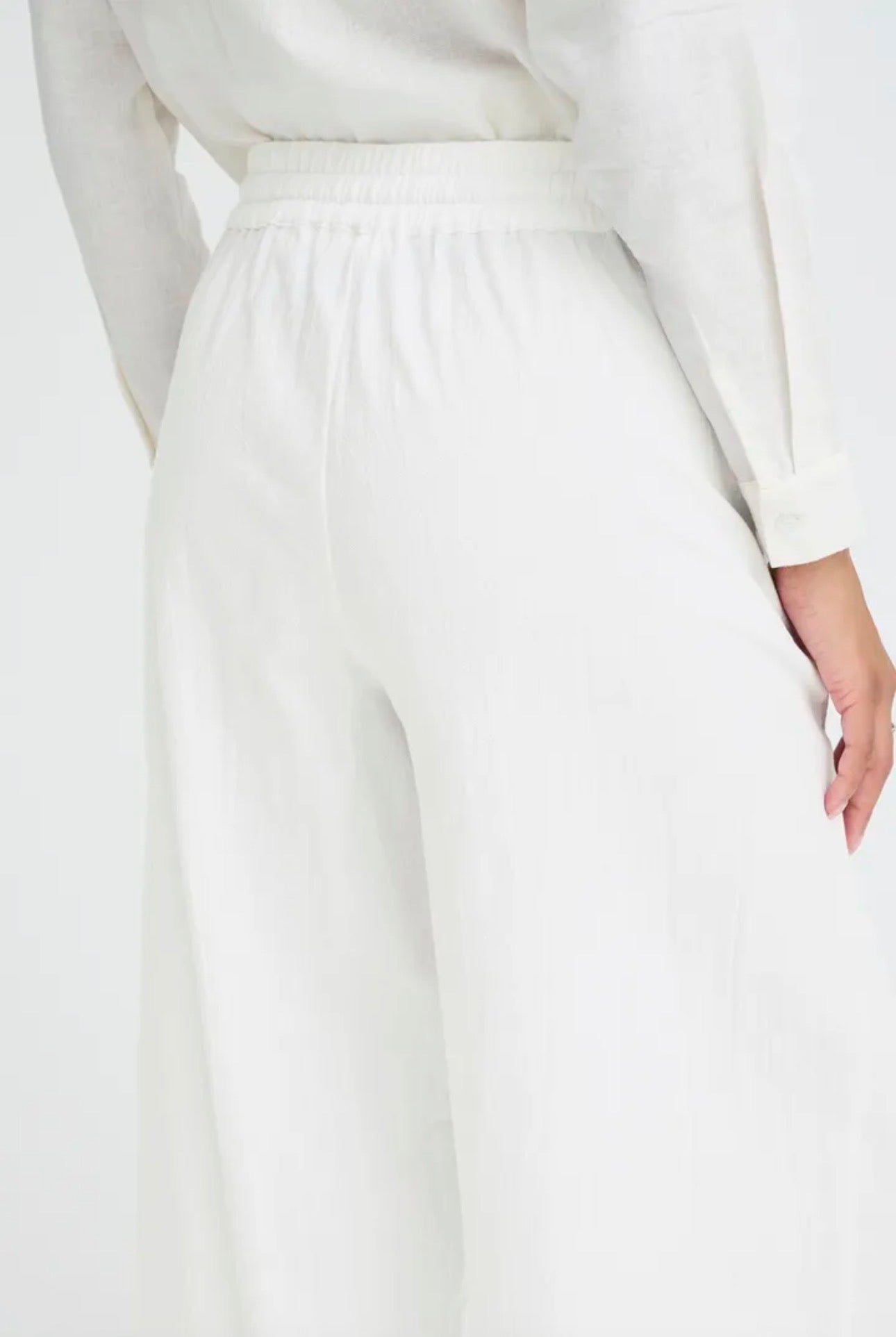 B YOUNG ELLANA PANTS 20818986 OPTICAL WHITE
