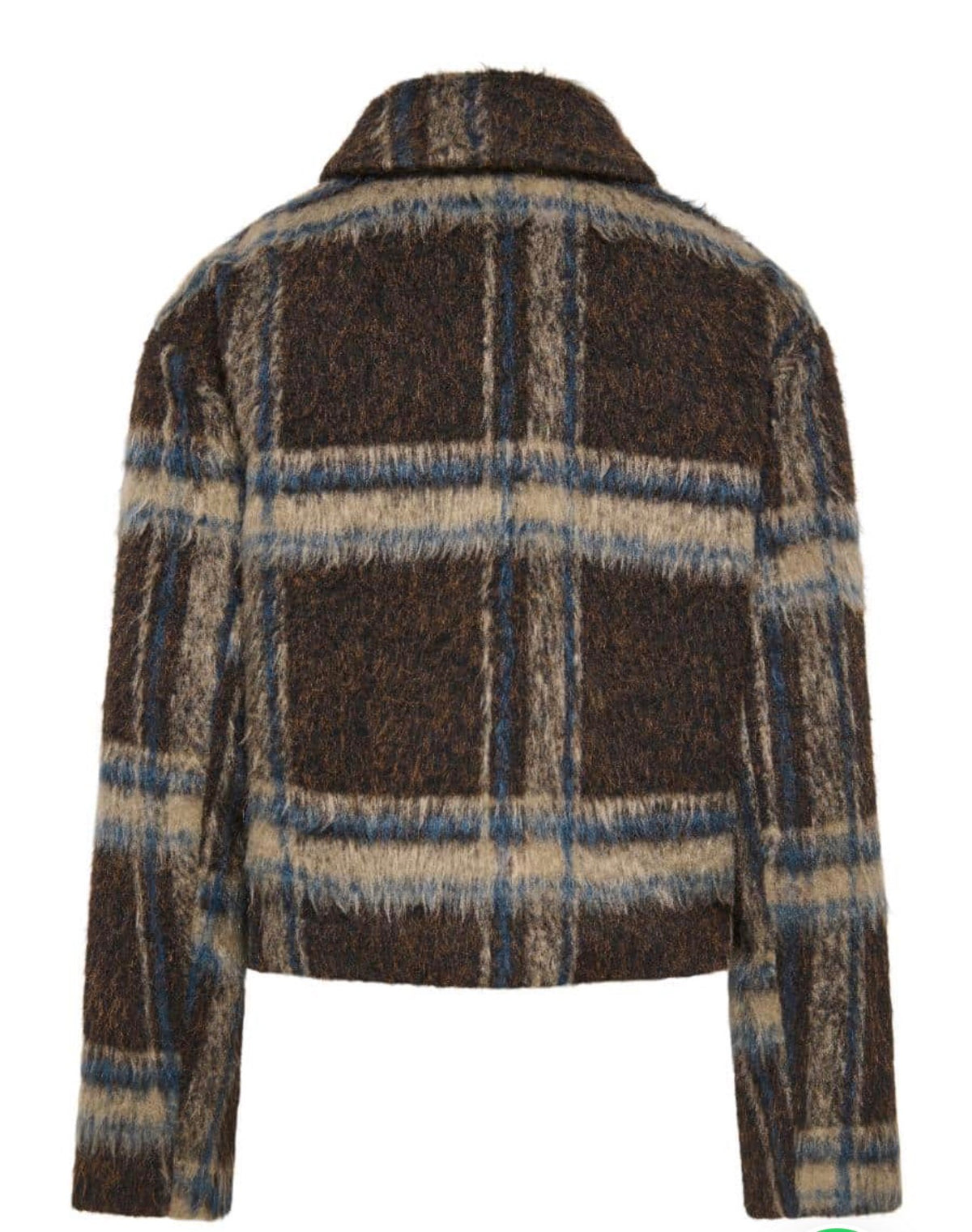 ONLY KATE CHECK JACKET - COFFEE BEAN