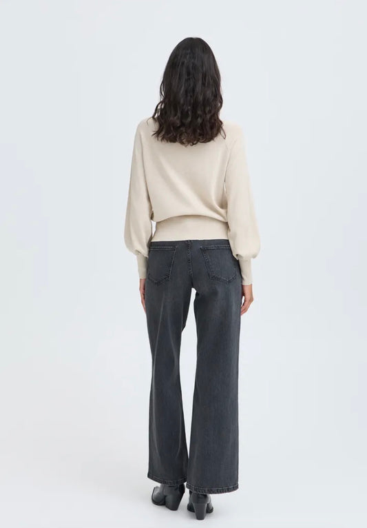 B YOUNG MOBBE JUMPER - OATMEAL SHIMMER