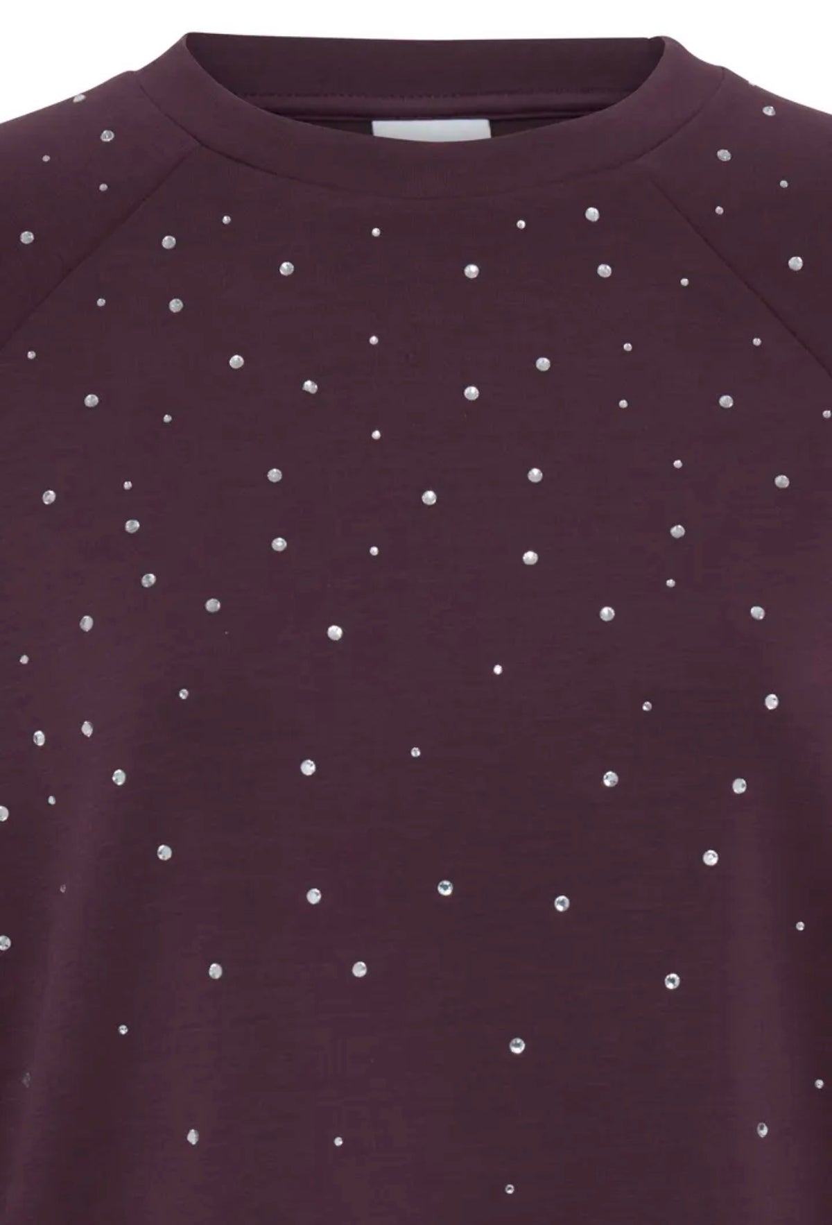 ICHI AMIAS SWEATSHIRT - FUDGE