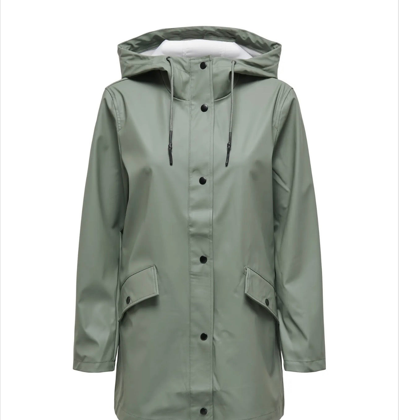 ONLY LELISA RAINCOAT AGAVE GREEN