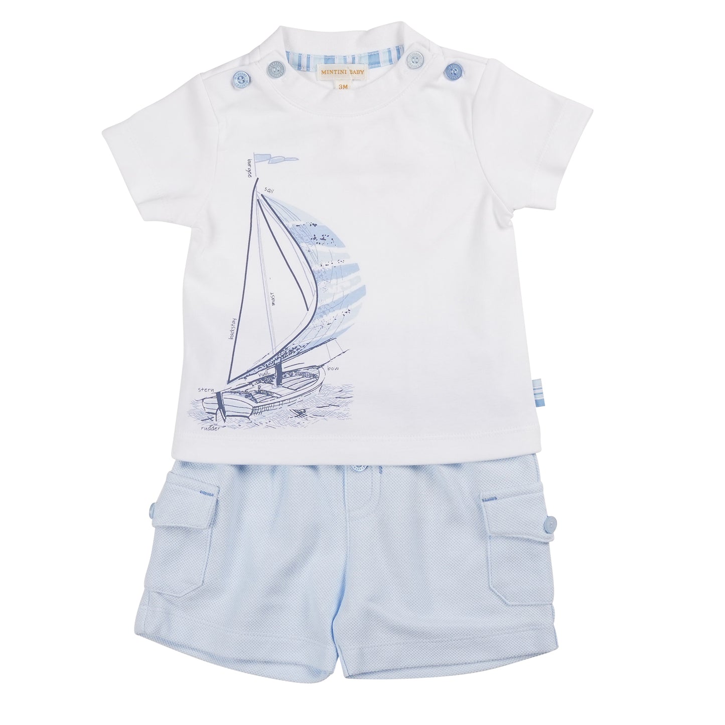 MINTINI TSHIRT & SHORT SET MB6322A