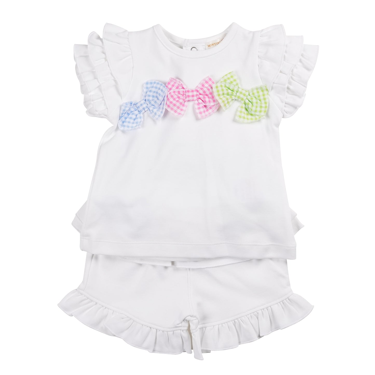 Mintini T-Shirt & Short Set White MB6417