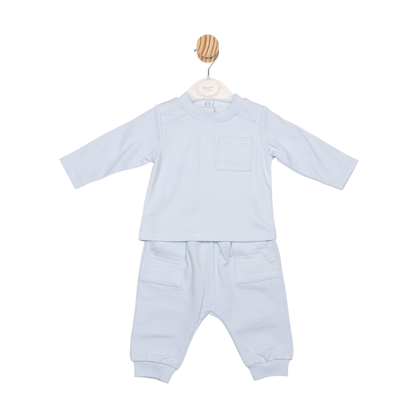 MINTINI TOP & JOGPANT BLUE MB6634/MB6634A CHILDRENSWEAR