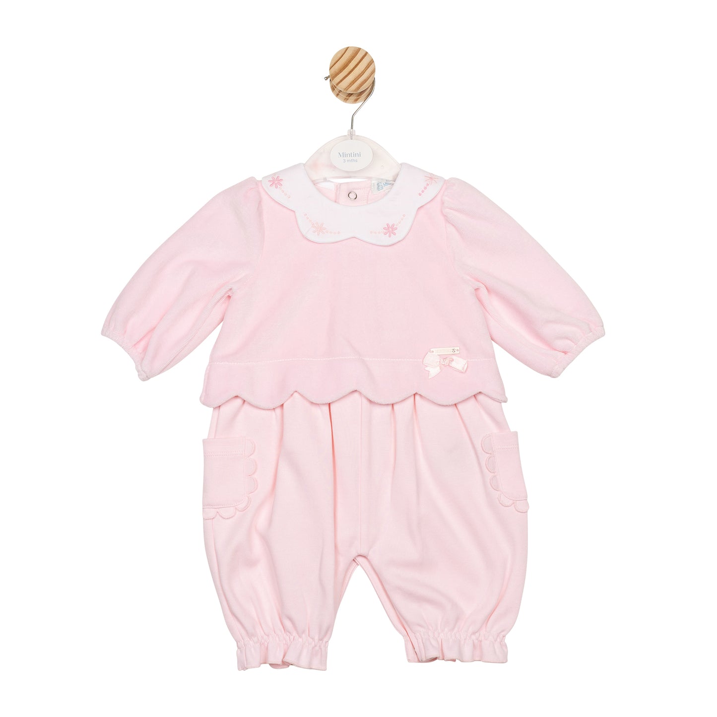 MINTINI ROMPER PINK MB6689 CHILDRENSWEAR