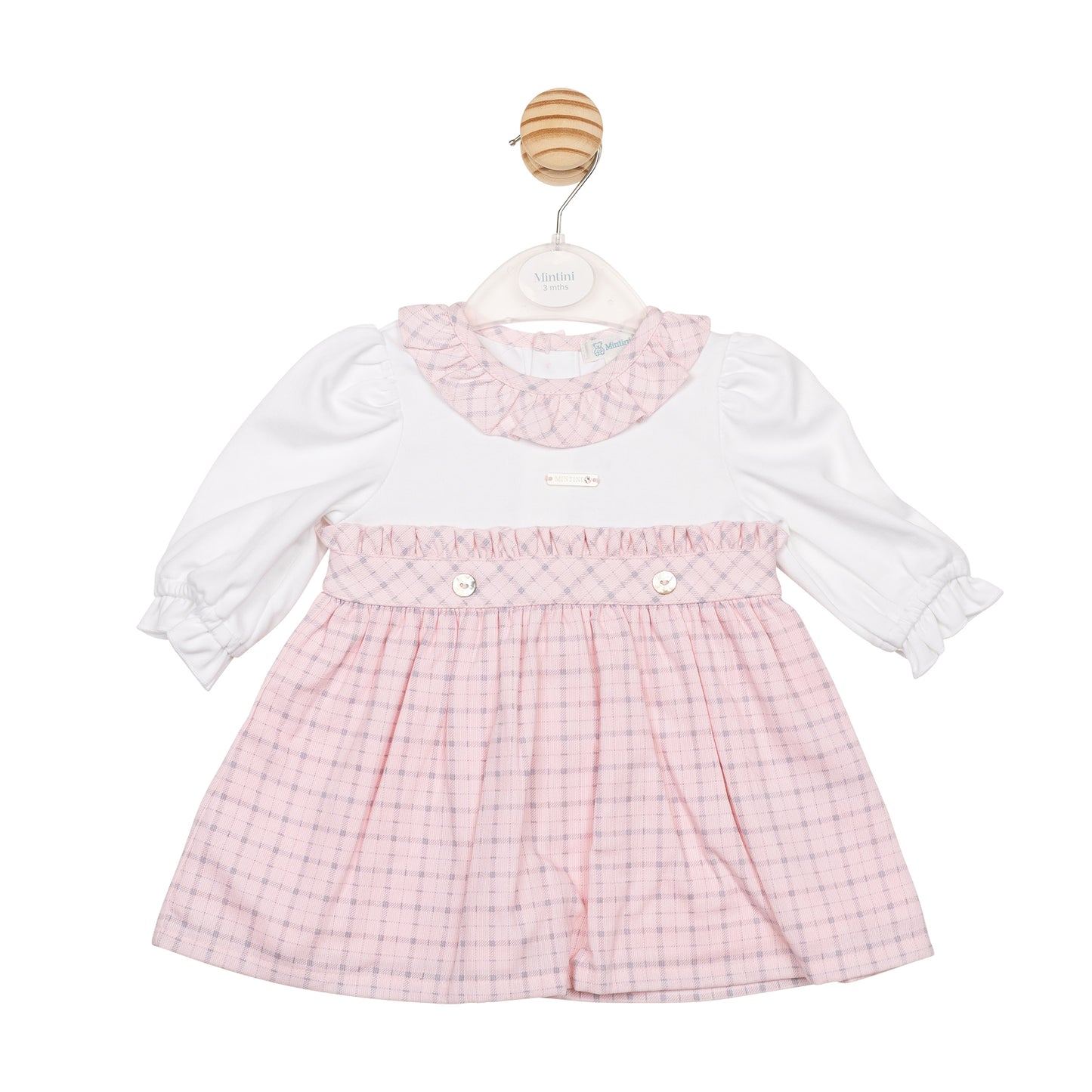Mintini Dress White/Pink MB6731/MB6731A