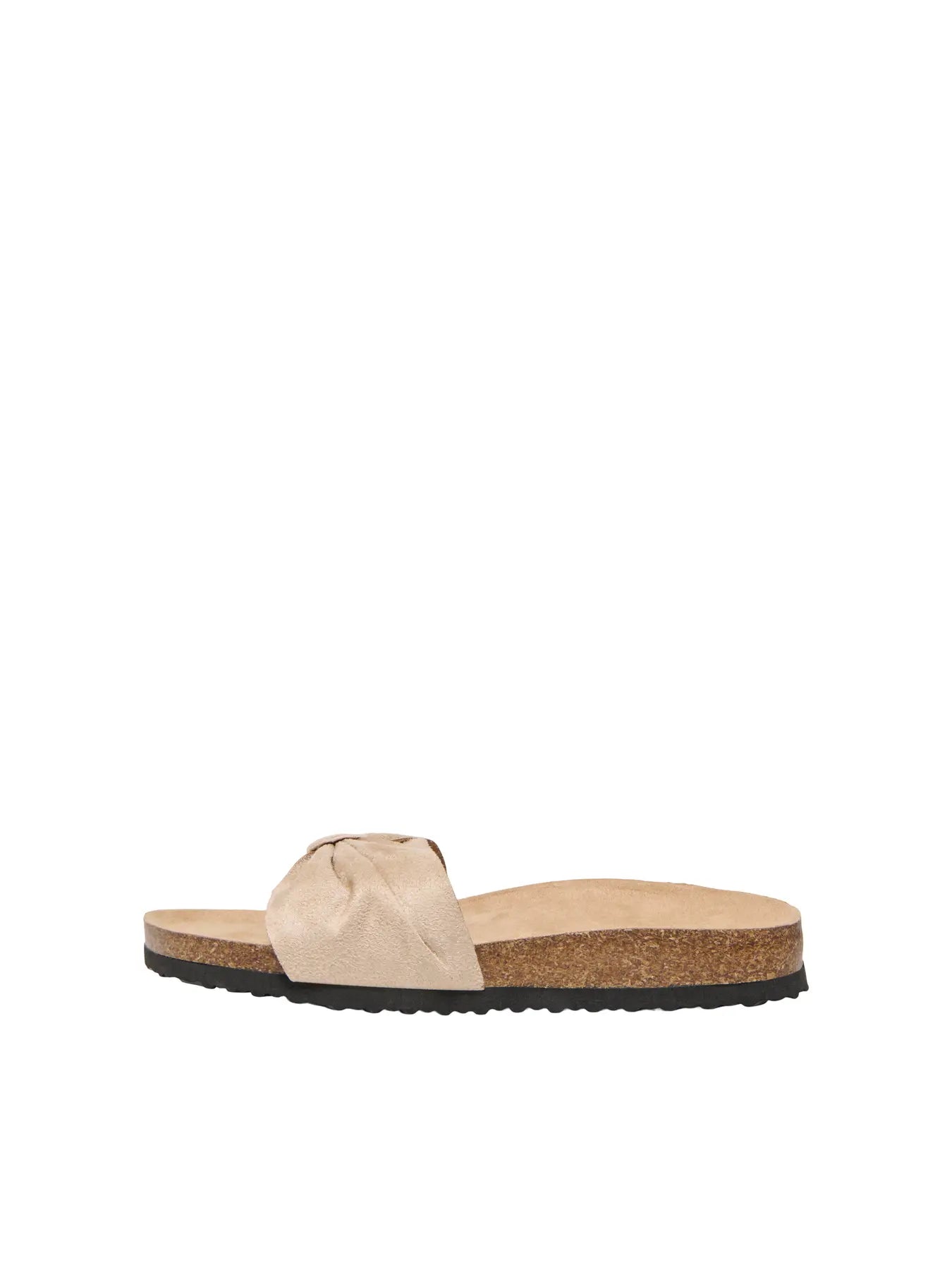 ONLY MAXI -14 BOW SLIP ON SANDAL in PUMICE STONE