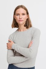 B Young Pamila LS T-shirt Grey melange 20807594