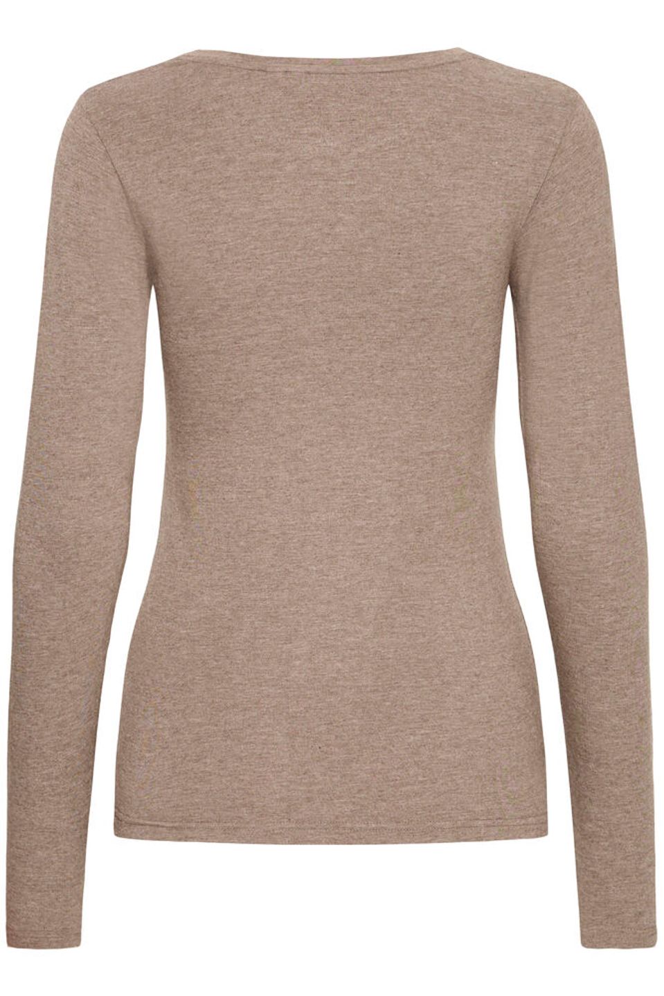 BYOUNG PAMILA LS TSHIRT WALNUT MELANGE 20807594