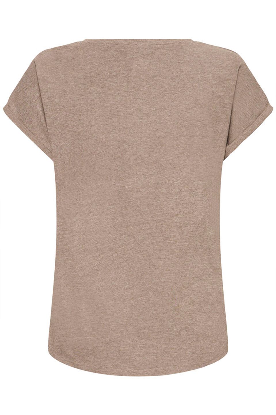 B YOUNG PAMILA SS TSHIRT WALNUT MELANGE