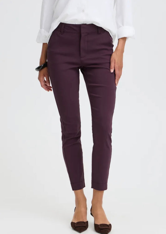B YOUNG DIXI CHINOS - FUDGE