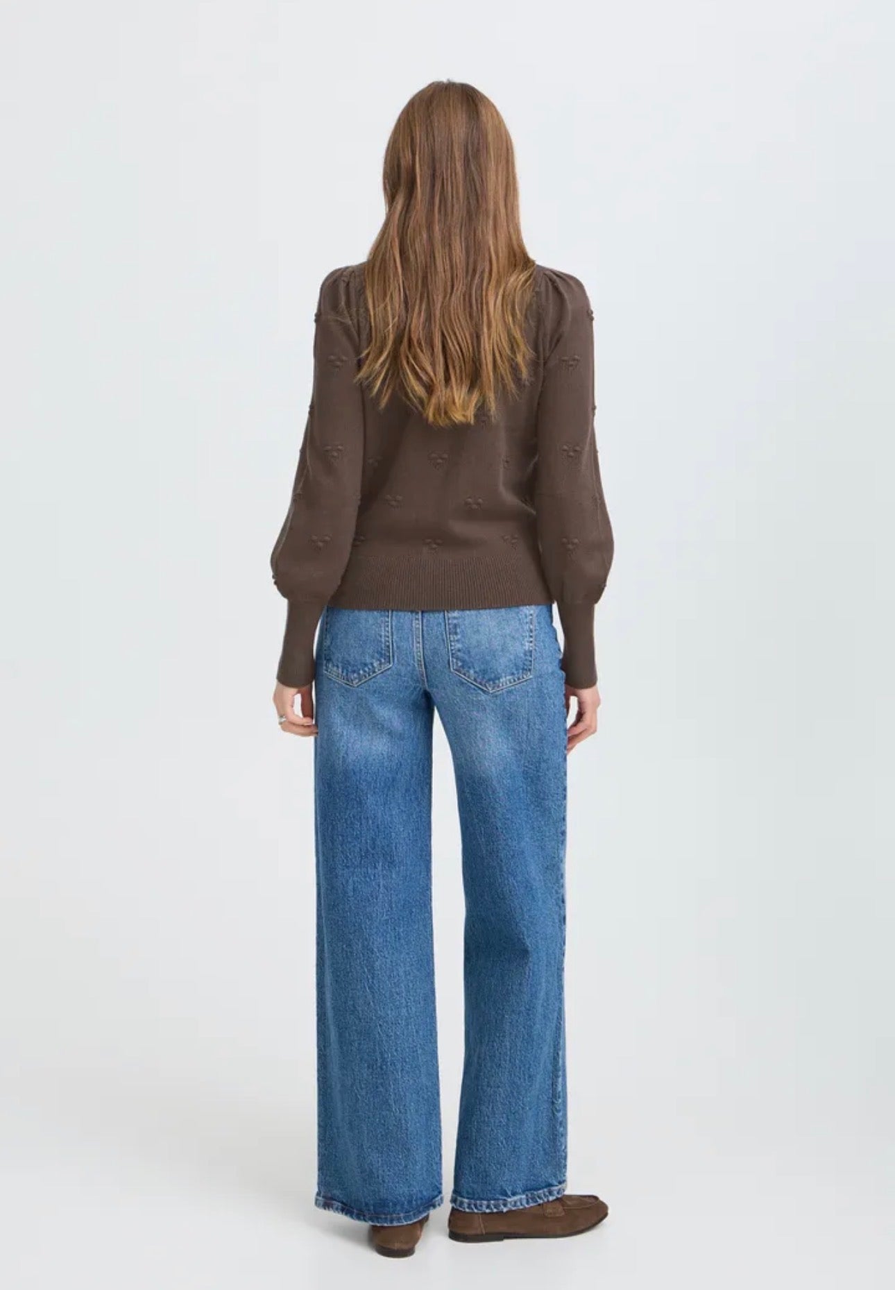 B YOUNG MANINA STRUCTURE CARDIGAN - JAVA MELANGE