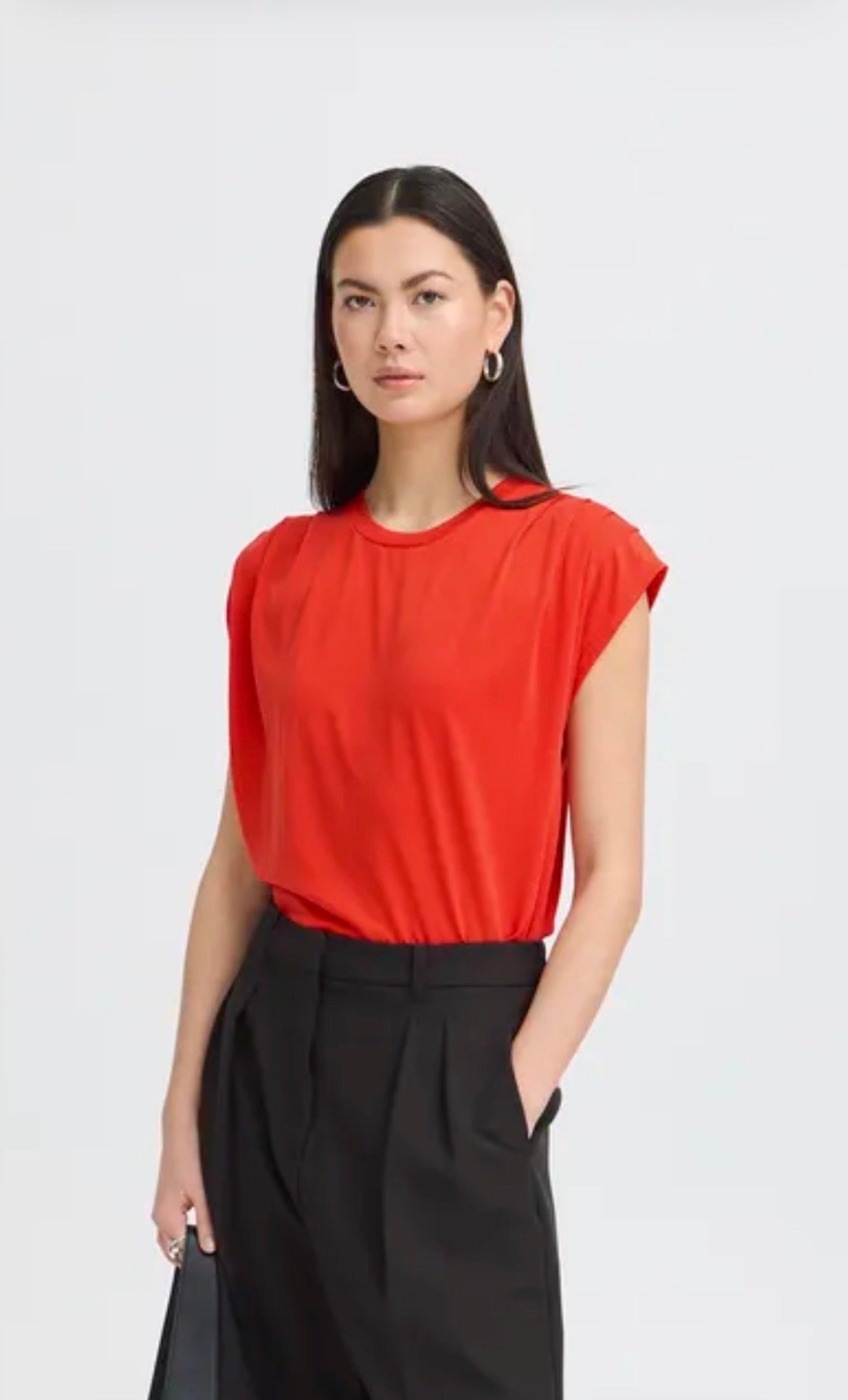 ICHI LISKEN TOP 20114138 FIERY RED