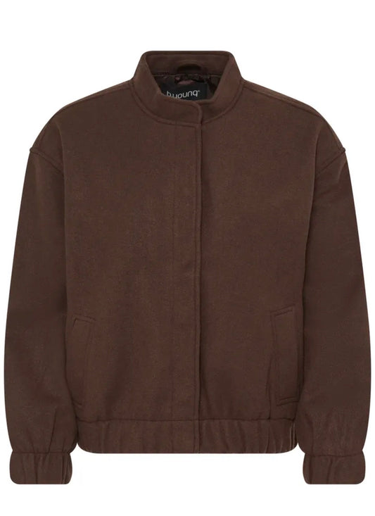 B YOUNG BONDY BOMBER JACKET - JAVA MELANGE
