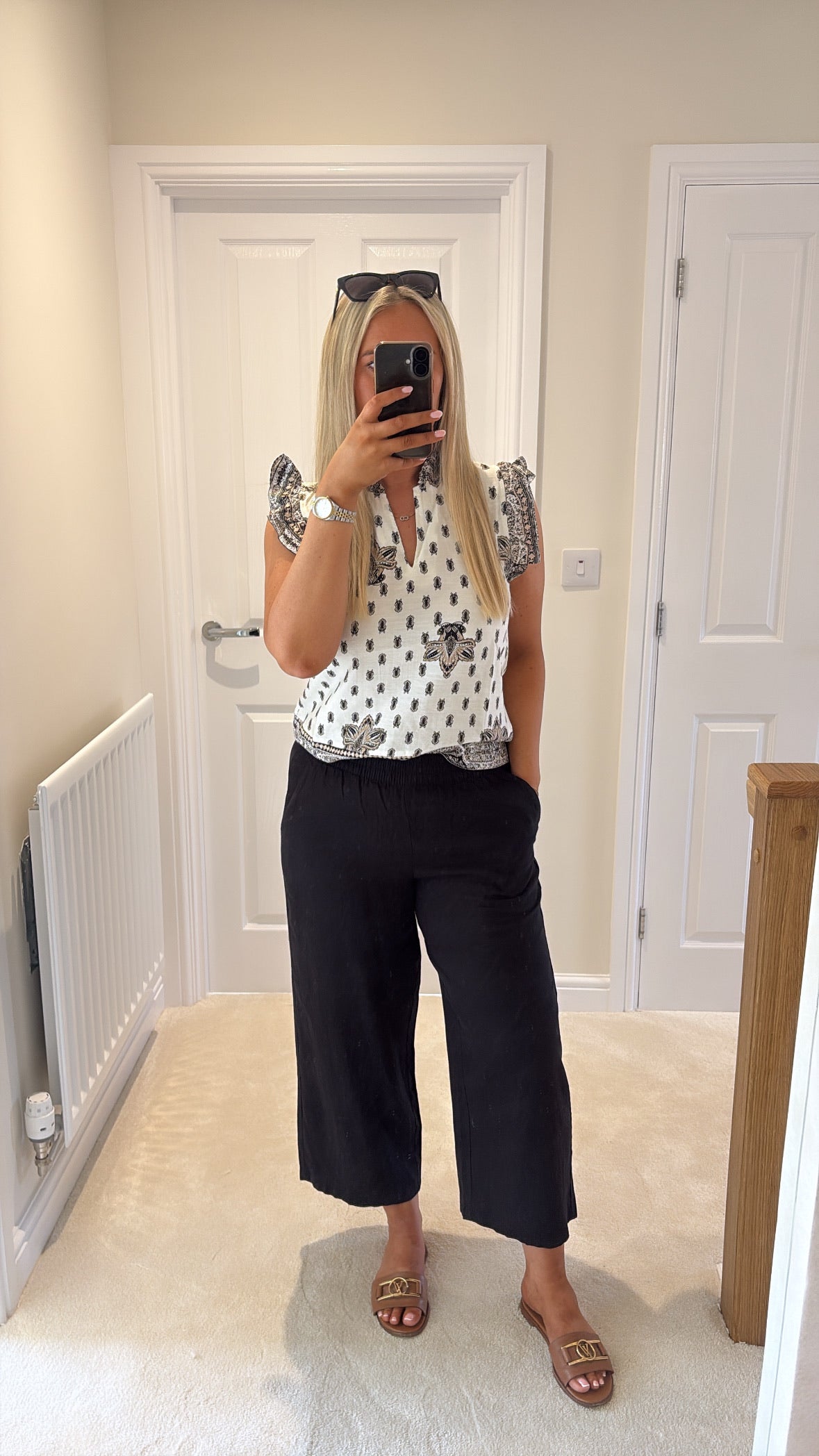 B YOUNG IKAIA BOHO BLOUSE 20819070 METEORITE